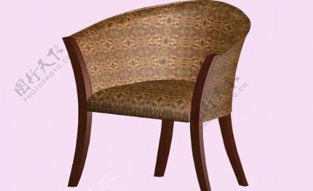 当代现代家具沙发3D模型B015