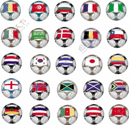 世界各国足球图片