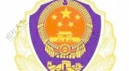 中国人民警察警徽矢量图下载
