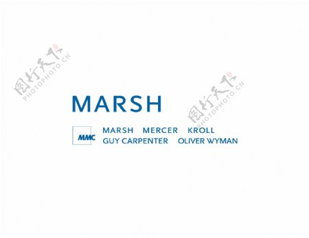 Marshlogo设计欣赏Marsh人寿保险标志下载标志设计欣赏