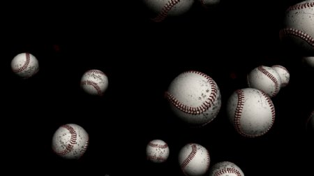 落下的棒球运动的背景视频免费下载