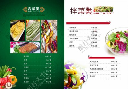 青菜类菜谱图片
