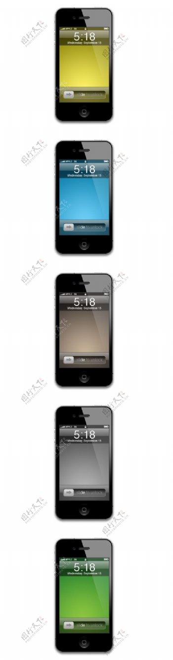 苹果iphone4手机图标