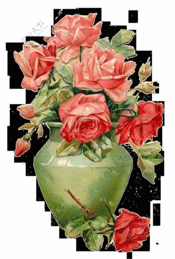 花瓶及漂亮的花