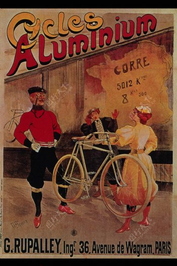 国外海报自行车