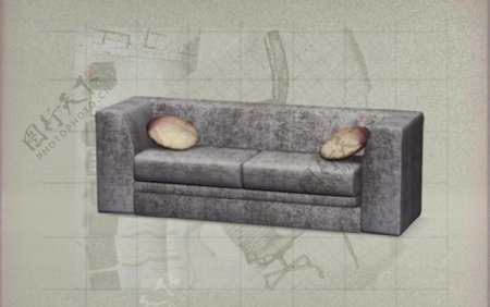 现代主义风格之沙发3D模型沙发006