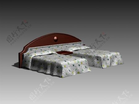常见的床3d模型家具图片130