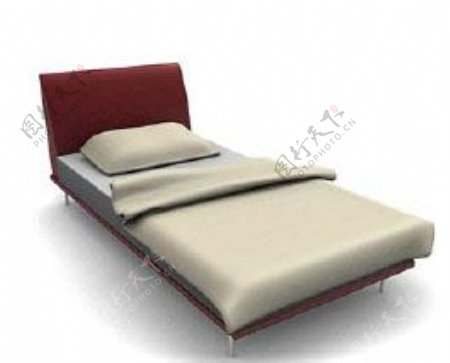 国外床3d模型家具模型94