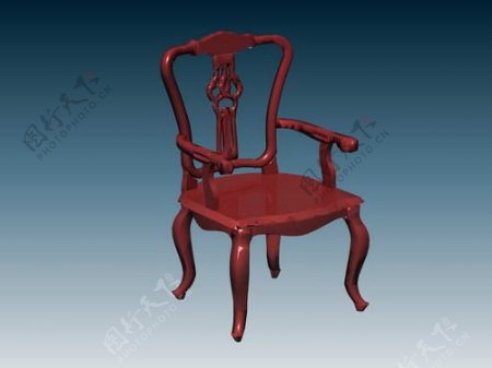 欧式椅子3d模型家具模型8