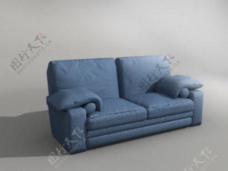 双人沙发3d模型沙发图片8