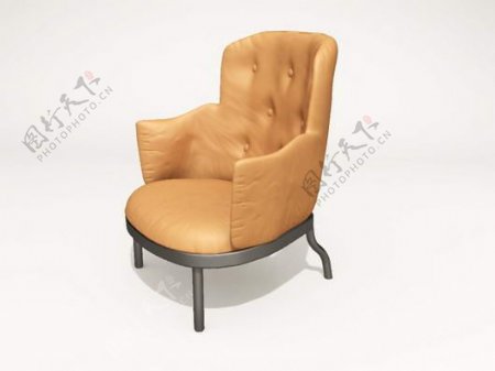 单人沙发3d模型家具效果图68