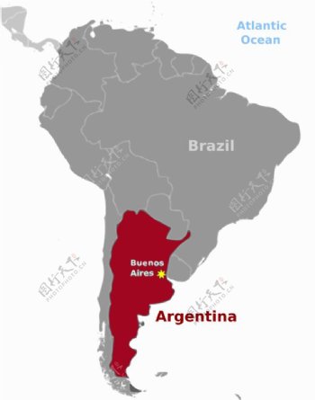 阿根廷地理位置标签