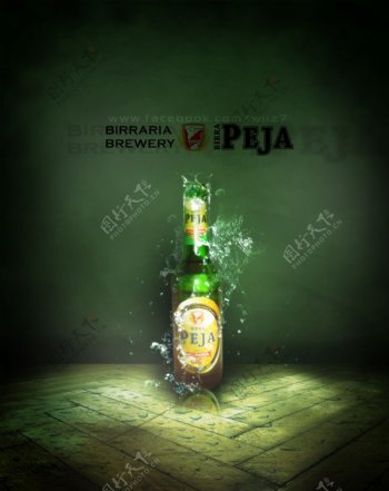 啤酒广告图