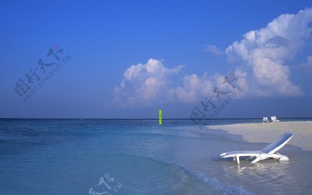 海滩素材背景图片