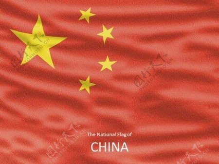 中国国旗的模板