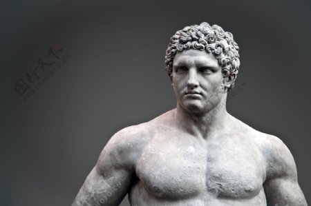 古希腊大力士雕塑