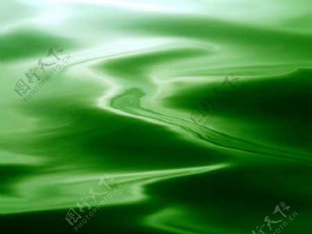 绿色水纹