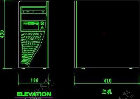 电视机图块视听设备图块影院音响组合图块电脑CAD图块4