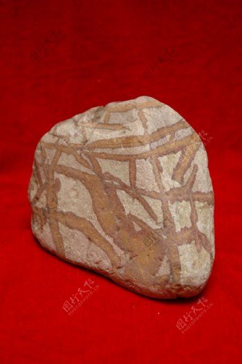 天然文字石头