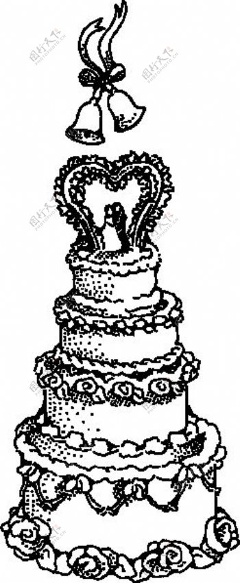 婚礼蛋糕的剪辑艺术