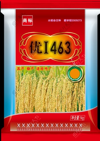 稻子种子包装图片