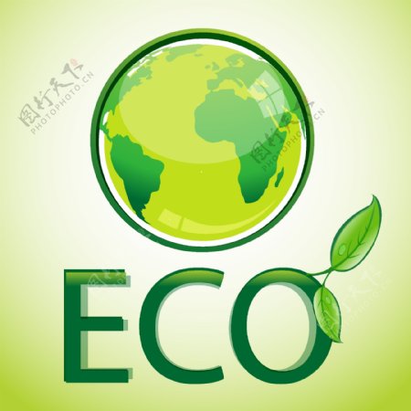 ECO绿色矢量图