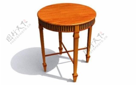 欧式家具桌子0643D模型