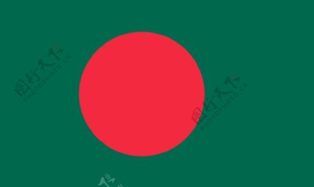 孟加拉国的剪贴画国旗