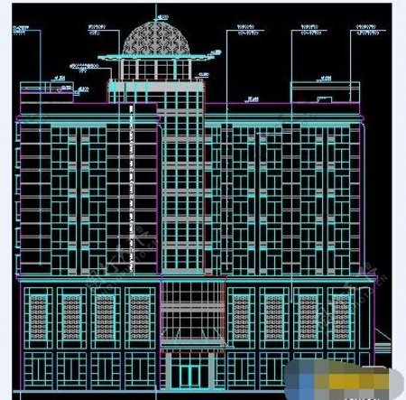 高档酒店建筑设计图纸
