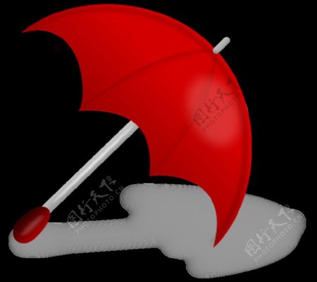 伞红色