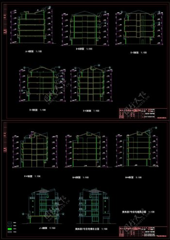 杭州山水人家景观规划设计素材CAD图纸