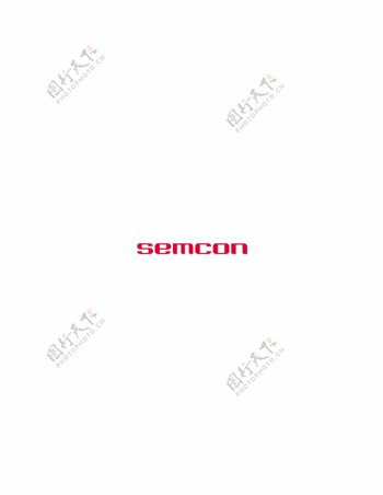 Semconlogo设计欣赏Semcon工厂企业标志下载标志设计欣赏