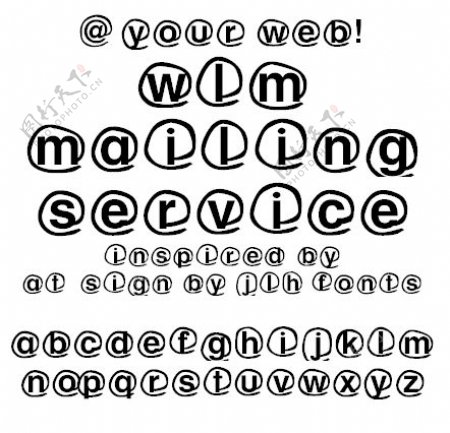 WLM邮件服务的字体