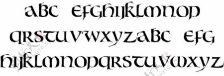 鲍斯玛安色尔字体的字体