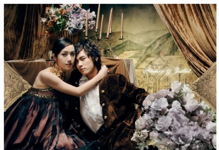 罗密欧与朱丽叶婚纱样册图片
