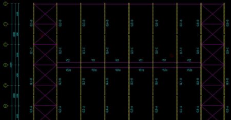 钢结构工程钢梁平面布置图片