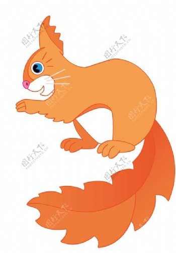 松鼠小动物设计图片