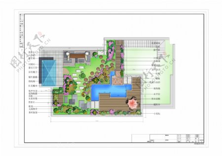 屋顶花园平面图图片