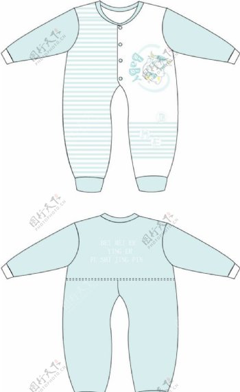 婴儿服饰设计图片