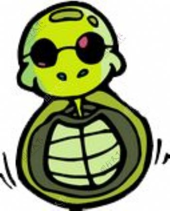 乌龟摇摆动画表情图片