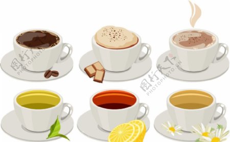 咖啡茶水图片
