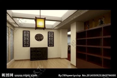 室内建筑动画漫游视频