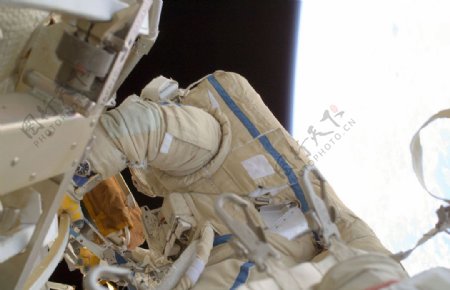 航天员出舱活动空间站图片