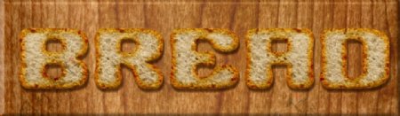 面包文字样式