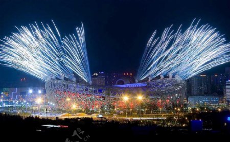 宏伟的奥运开幕式图片