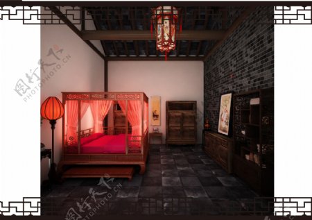泰州民居卧室图片