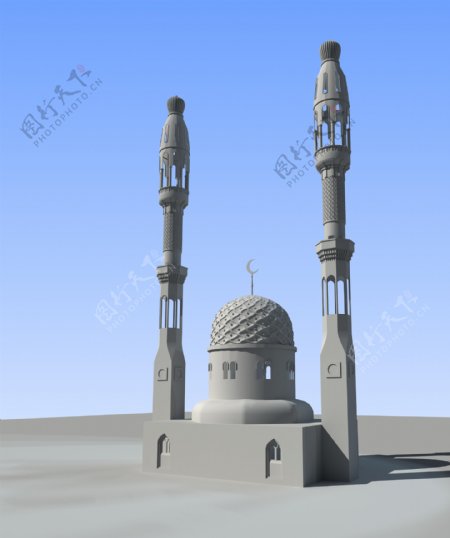 伊斯兰建筑模型图片