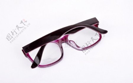 紫色眼镜图片