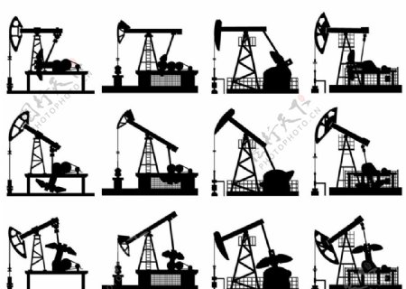 石油天然气工业图标图片