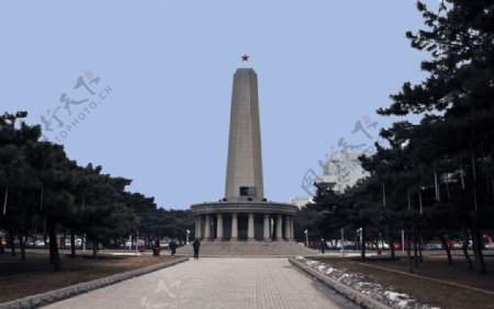 四平烈士纪念碑图片